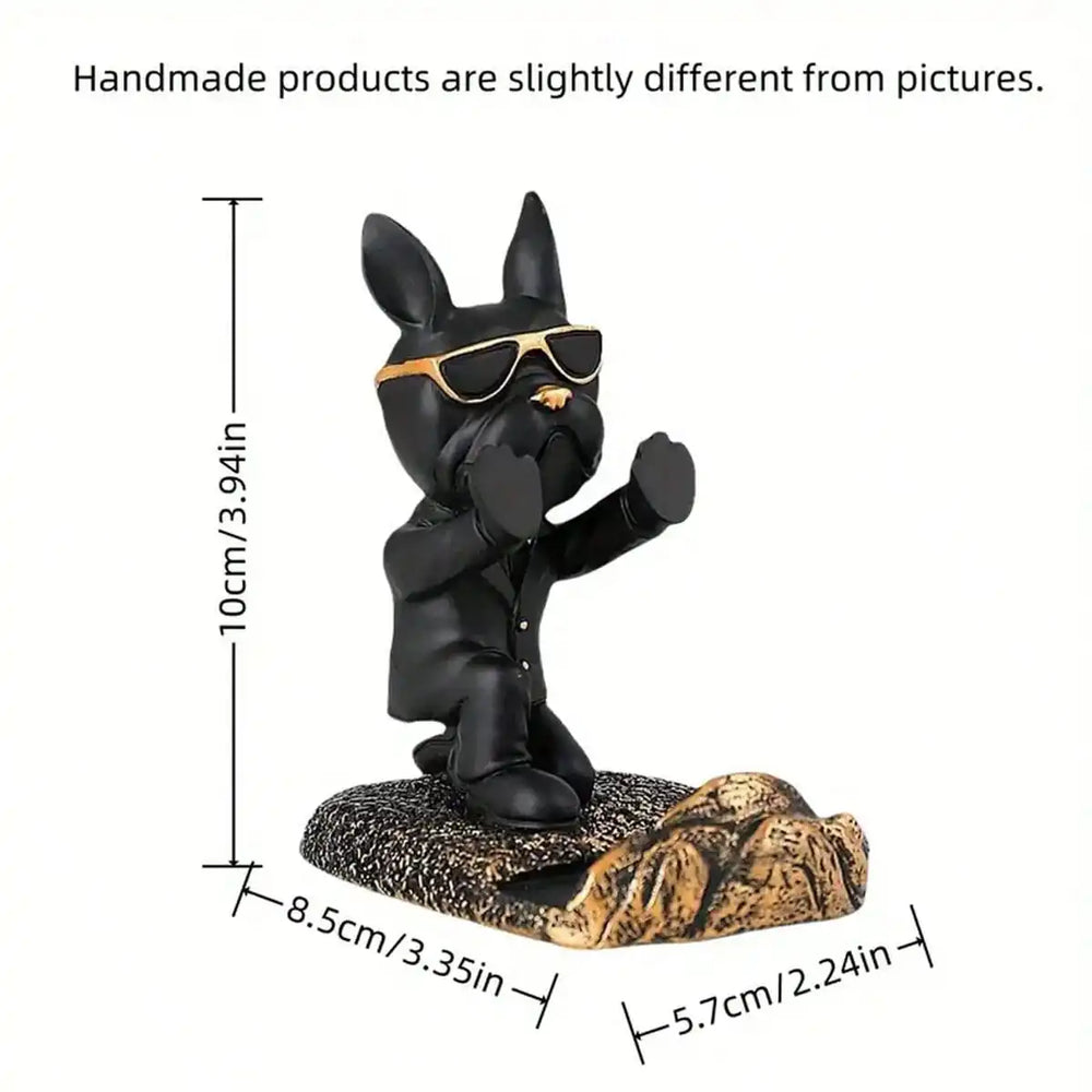 Französische Bulldogge Telefonhalter – Schreibtischdeko