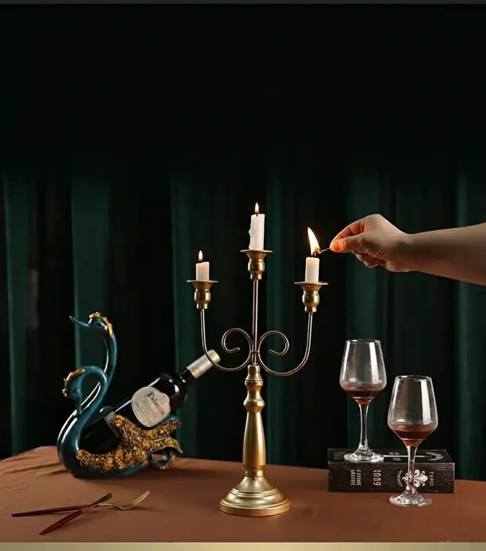 Französischer Kerzenhalter – Europäischer Stil – Für romantische Abendessen