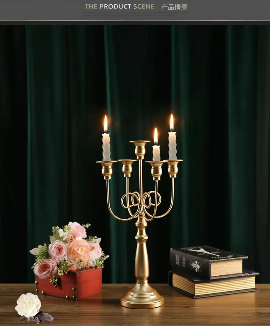 Französischer Kerzenhalter – Europäischer Stil – Für romantische Abendessen