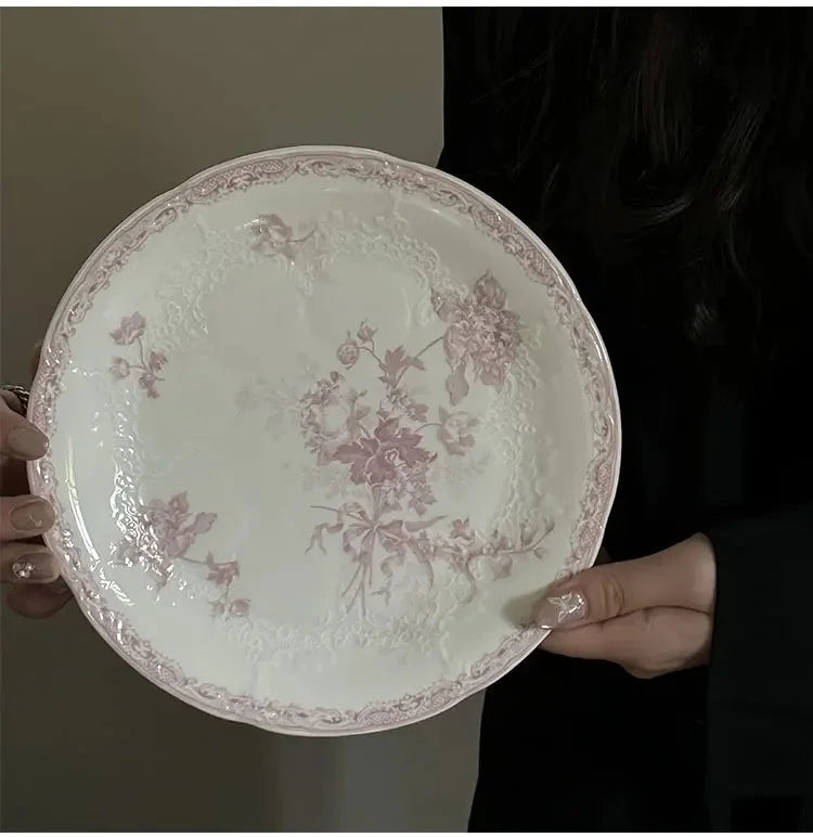 Französisches Keramiktablett – Elegante Esszimmerdeko