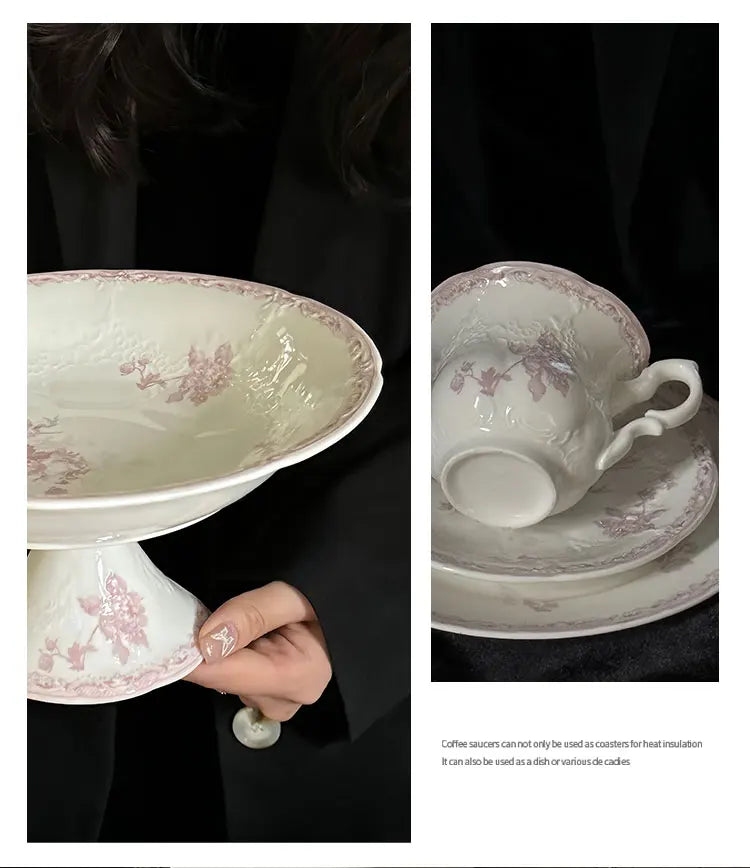 Französisches Keramiktablett – Elegante Esszimmerdeko