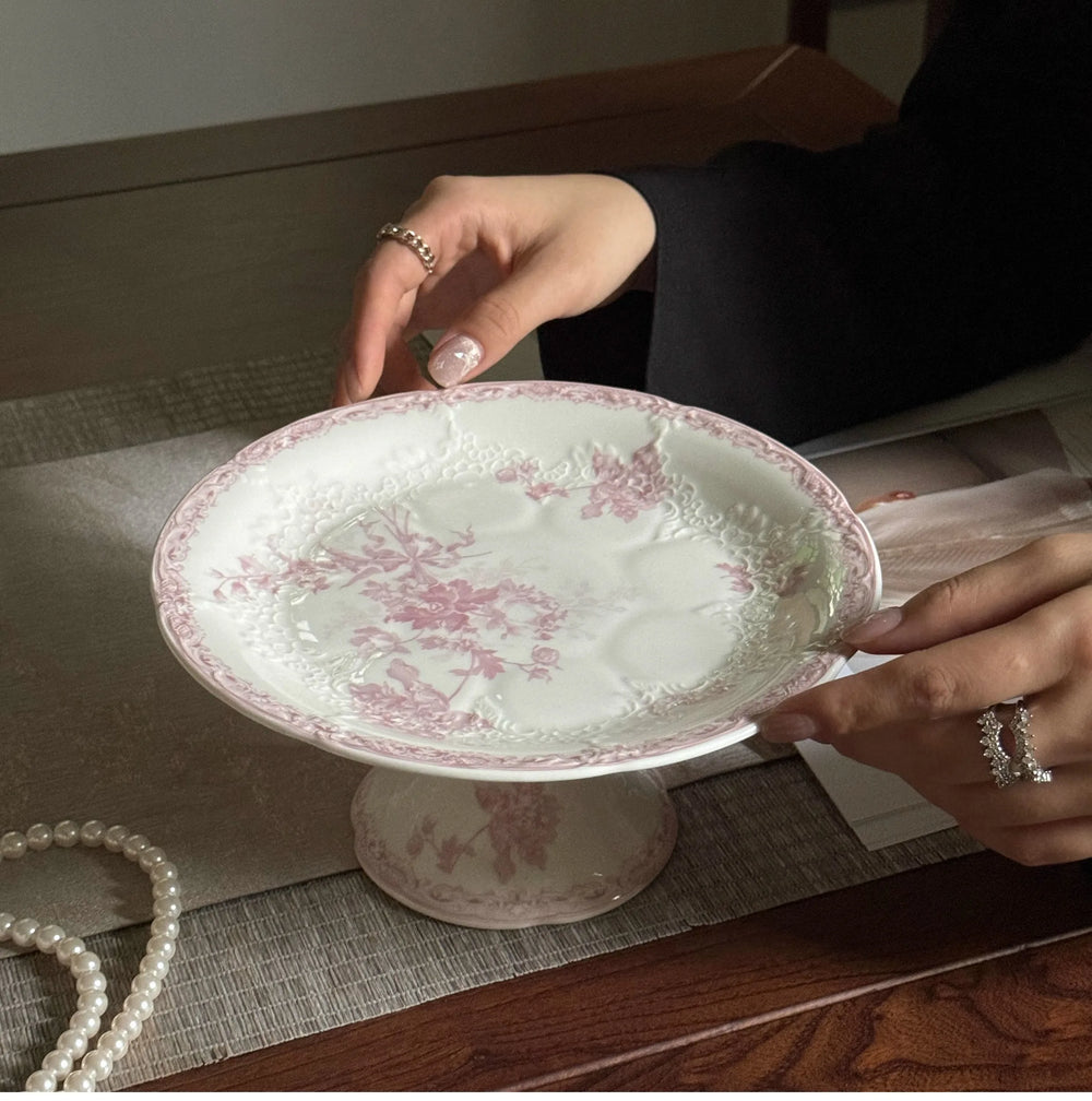 Französisches Keramiktablett – Elegante Esszimmerdeko