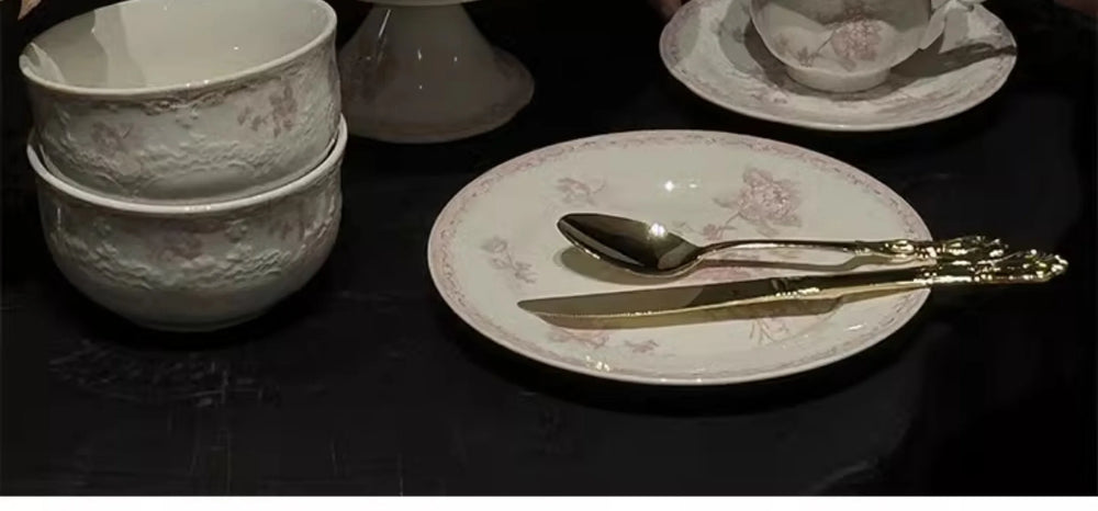 Französisches Keramiktablett – Elegante Esszimmerdeko