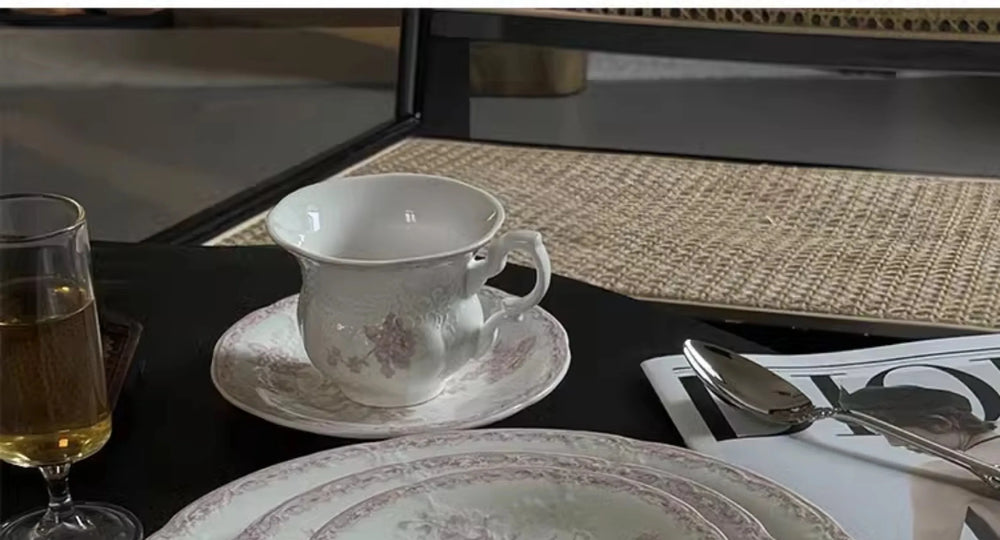 Französisches Keramiktablett – Elegante Esszimmerdeko