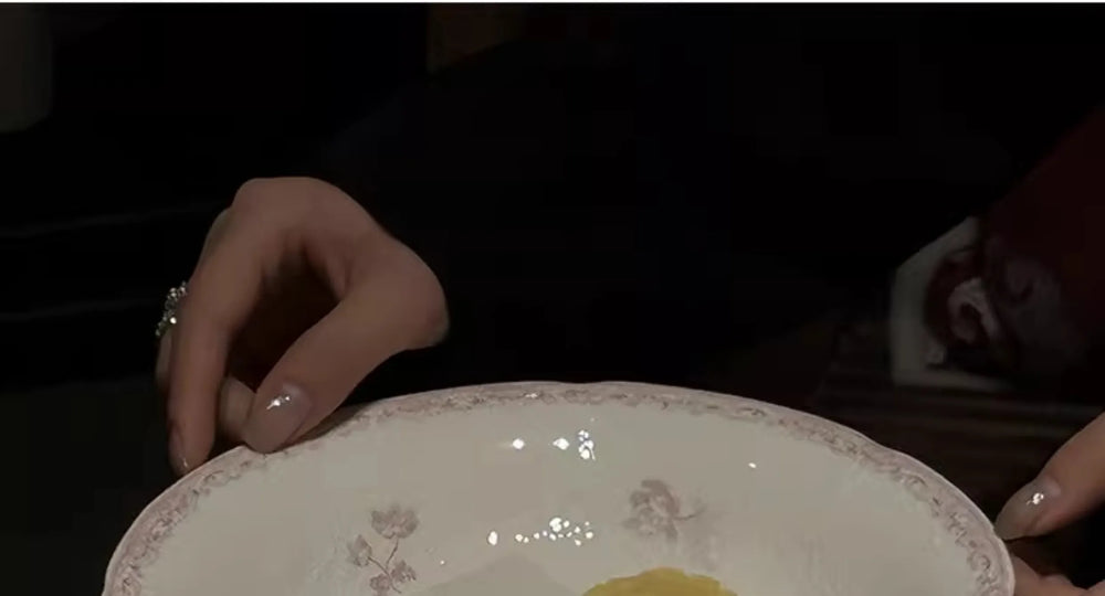 Französisches Keramiktablett – Elegante Esszimmerdeko