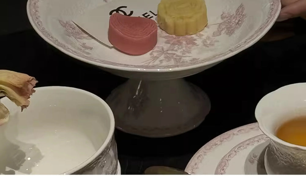 Französisches Keramiktablett – Elegante Esszimmerdeko