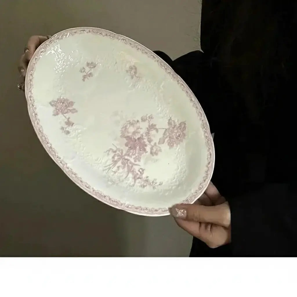 Französisches Keramiktablett – Elegante Esszimmerdeko