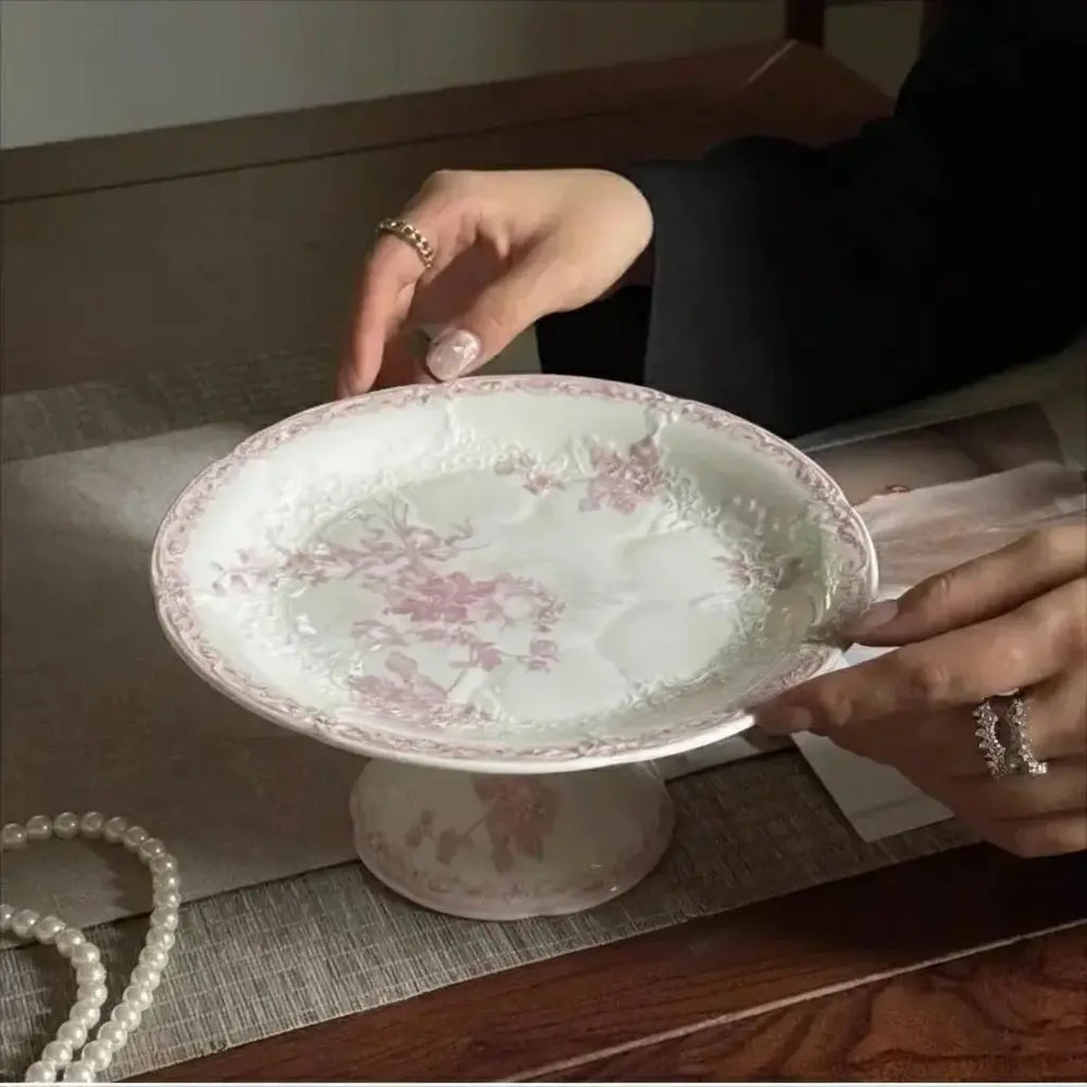 Französisches Keramiktablett – Elegante Esszimmerdeko