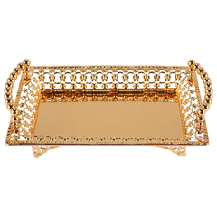Früchteschale – Europäisches Design in Gold – 27x18x8CM