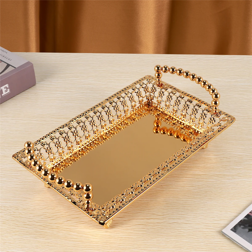 Früchteschale – Europäisches Design in Gold – 27x18x8CM