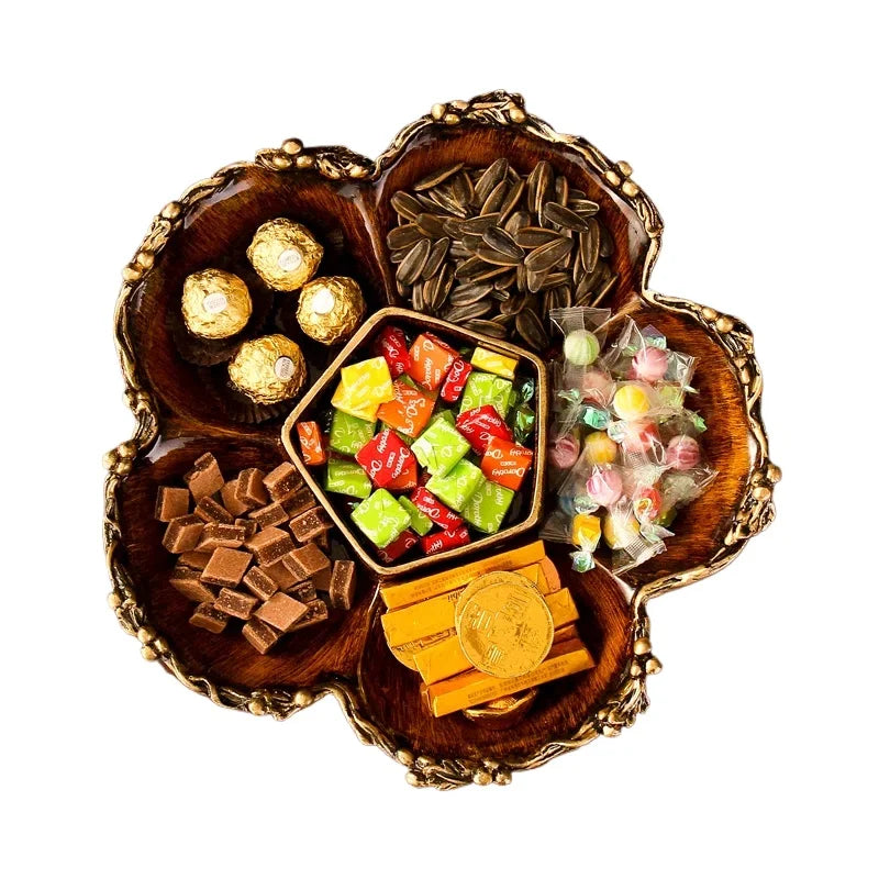 transparente Früchteschale aus Harz im europäischen Design, 30xH22CM