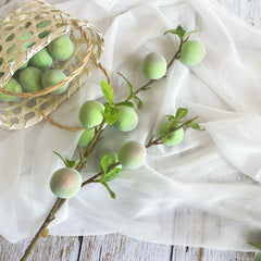 Fruchtgrüne Pflaume – Dekostück – 62cm