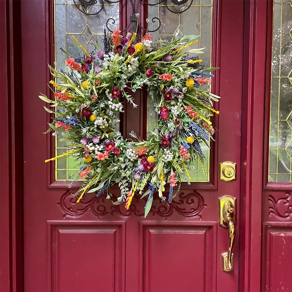 Frühlings-Wildblumenkranz – Floral 40-50cm