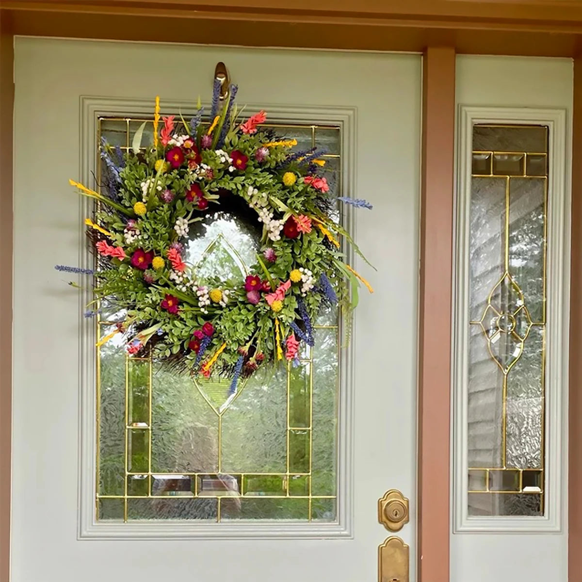 Frühlings-Wildblumenkranz – Floral 40-50cm