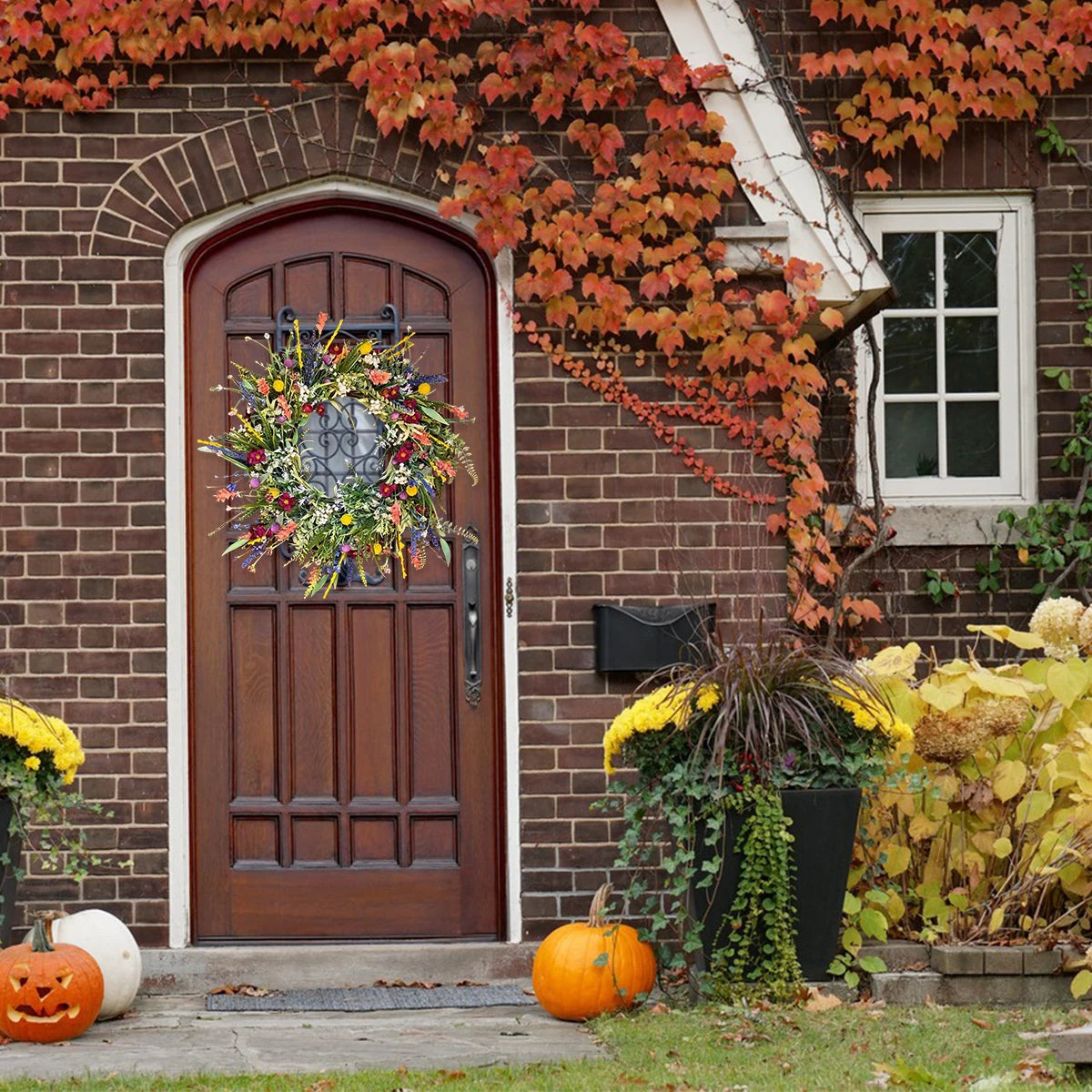 Frühlings-Wildblumenkranz – Floral 40-50cm