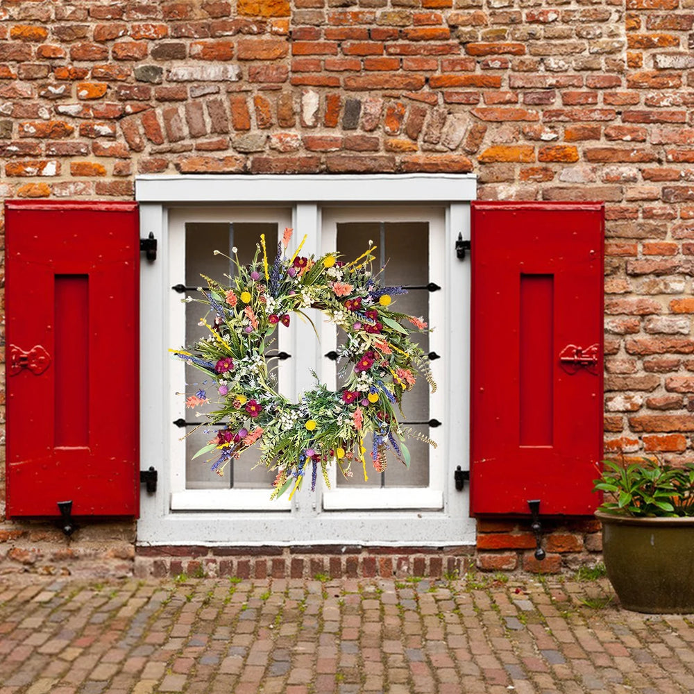 Frühlings-Wildblumenkranz – Floral 40-50cm