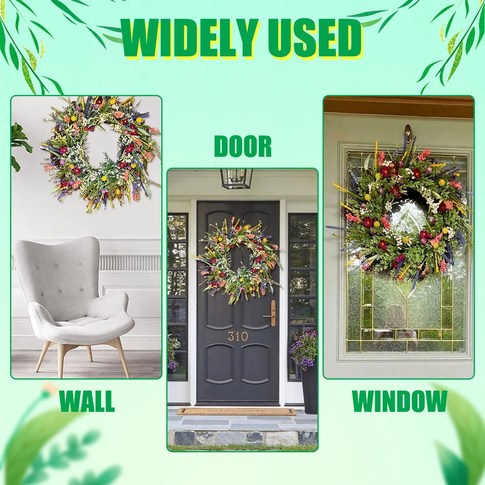 Frühlings-Wildblumenkranz – Floral 40-50cm