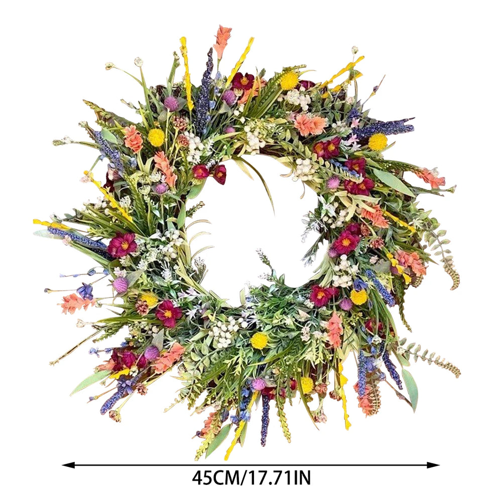 Frühlings-Wildblumenkranz – Floral 40-50cm