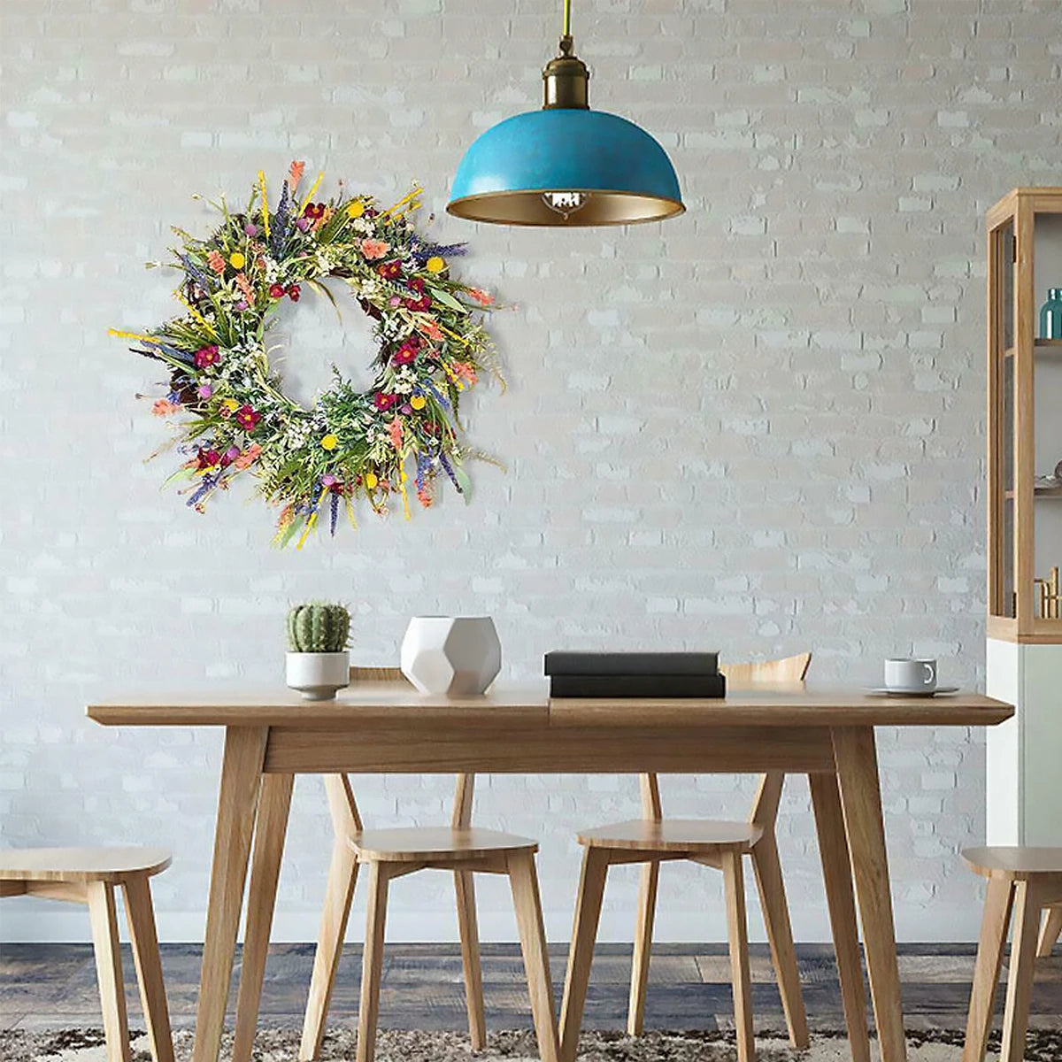 Frühlings-Wildblumenkranz – Floral 40-50cm