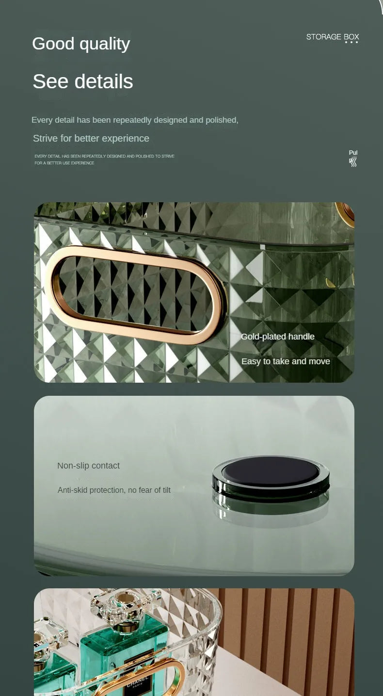 Futurismus Box – Stilvoller Aufbewahrungsorganisator – Bad und Küche