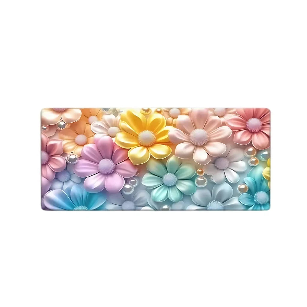 Gaming Mauspad aus Silikon mit topografischem Design, Farbe: Mehrfarbig, Grössen: 500x1000x2mm