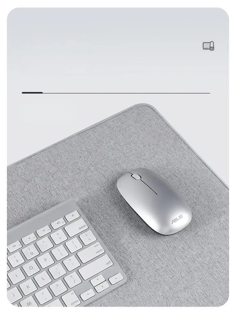 Gaming Mousepad aus Baumwolle und Leinen in Dunkelgrau, 900x450x4MM