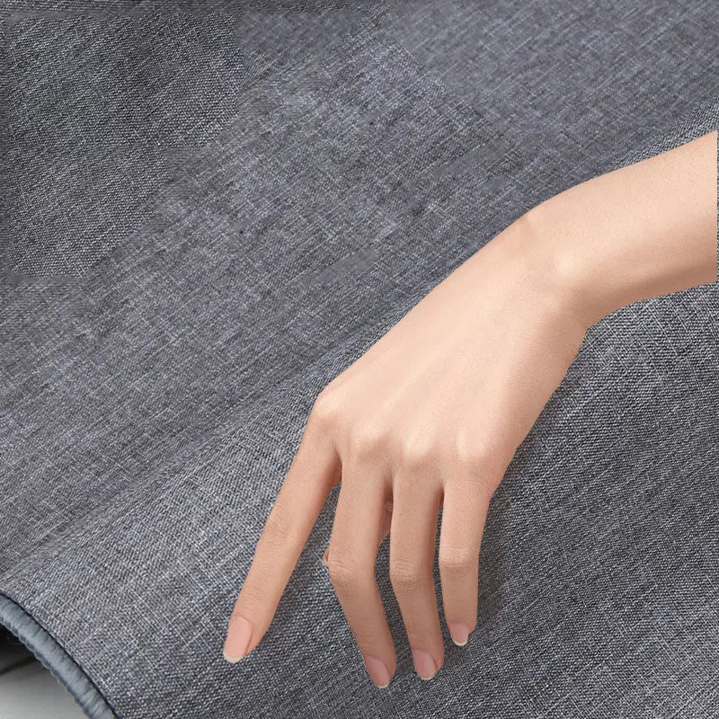 Gaming Mousepad aus Baumwolle und Leinen, Farbe: Dunkelgrau, Grösse: 900x450x4MM, rutschfest