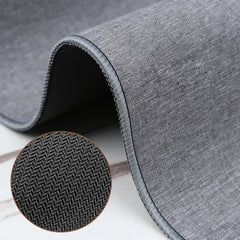 Gaming Mousepad aus Baumwolle und Leinen, Farbe: Dunkelgrau, Grösse: 900x450x4MM