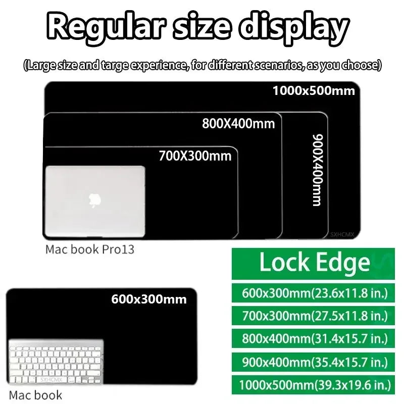 Gaming-Mousepad aus Gummi, Farbe ZZ1636(1), Grösse 100x50 cm, wasserdicht