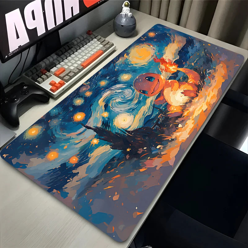 Gaming-Mousepad aus Gummi, wasserfest, Farbe: ZZ1636(1), Grösse: 100x50 cm