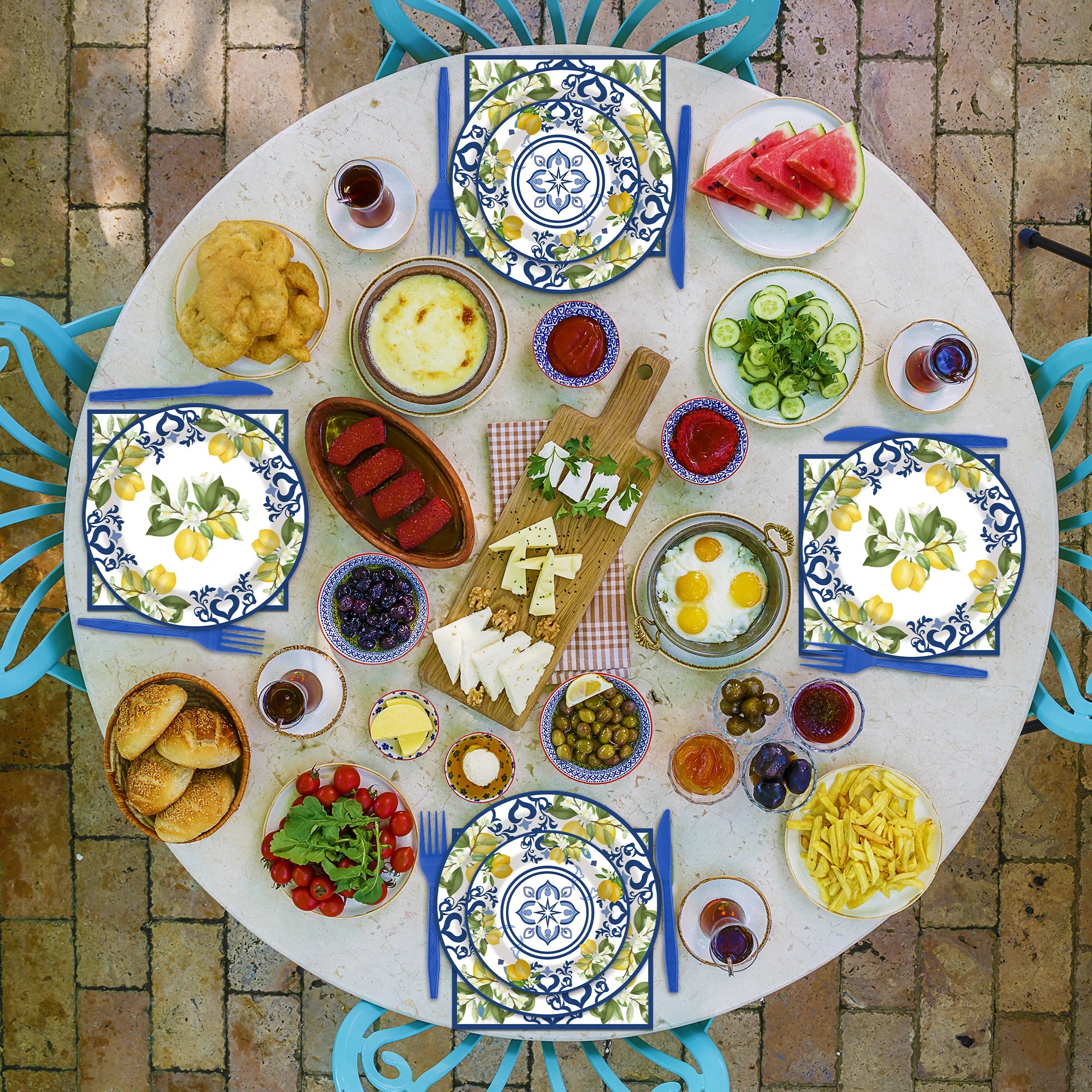 Gedruckte Servietten – Schickes Design – Geburtstag oder Gourmet