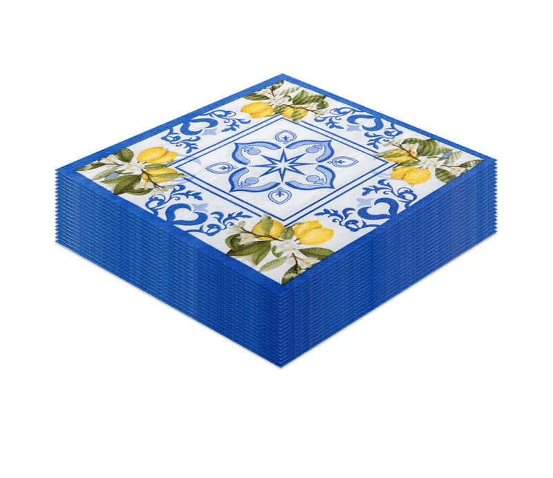 Gedruckte Servietten – Schickes Design – Geburtstag oder Gourmet