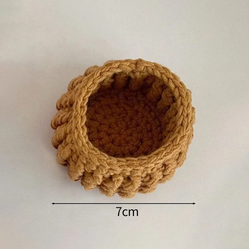 Gehäkelter Untersetzer – Öko Polyester – 10cm