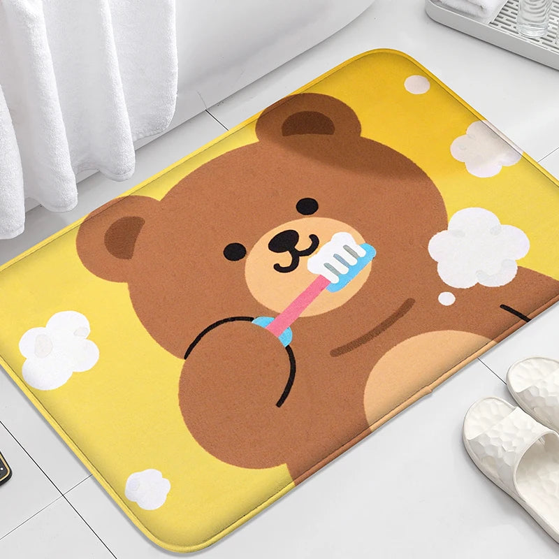 Gelbe Ente Badezimmermatte – Modernes Gummidesign – 60x90cm