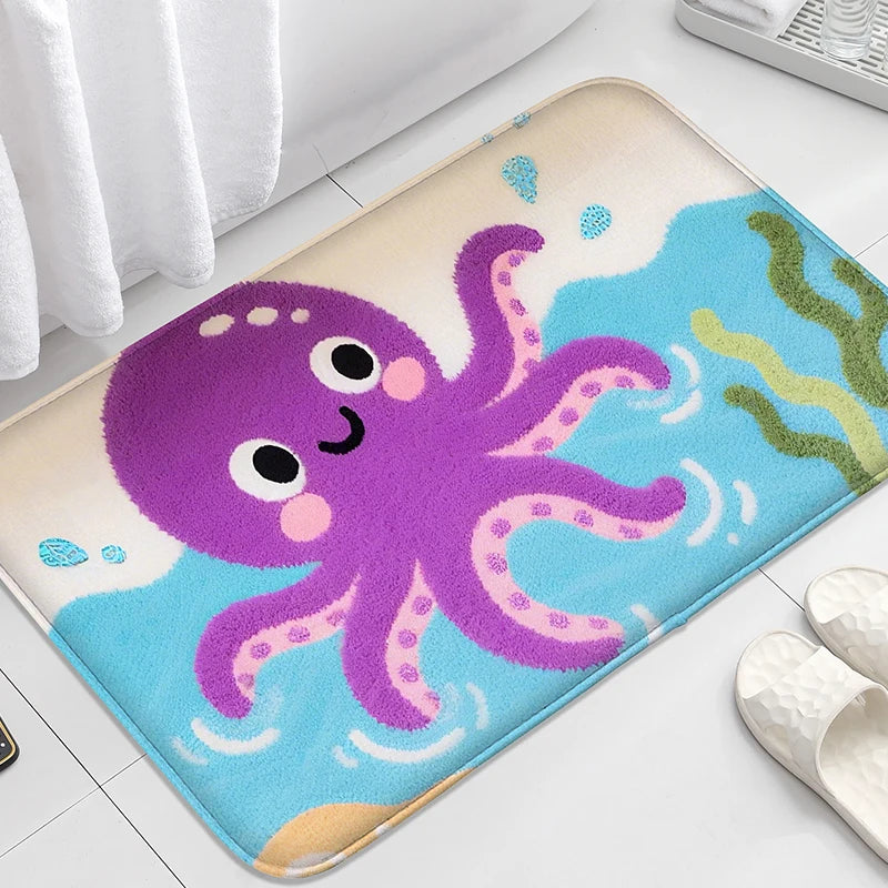 Gelbe Ente Badezimmermatte – Modernes Gummidesign – 60x90cm