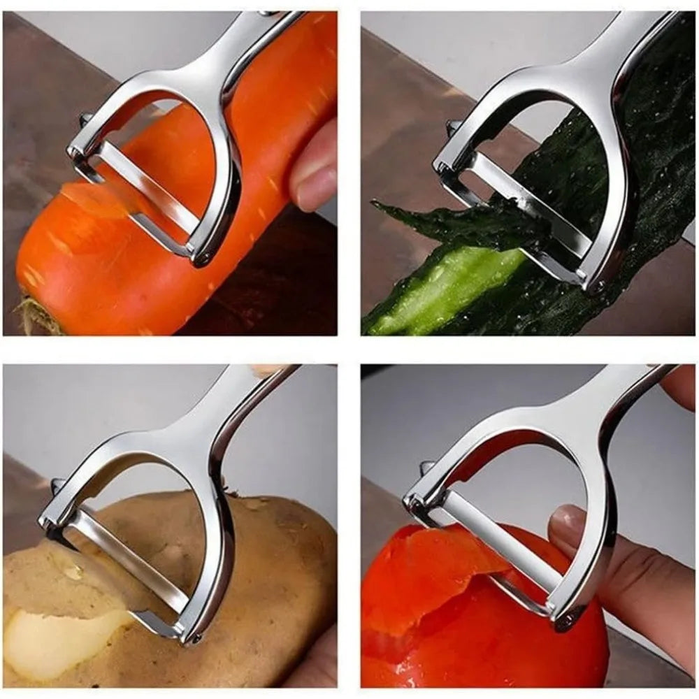 Gemüseschäler – Edelstahl Design – Ergonomischer Griff