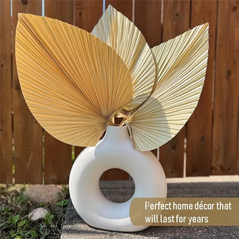 Getrocknete Palmblätter – Boho Natur Deko 45x25cm