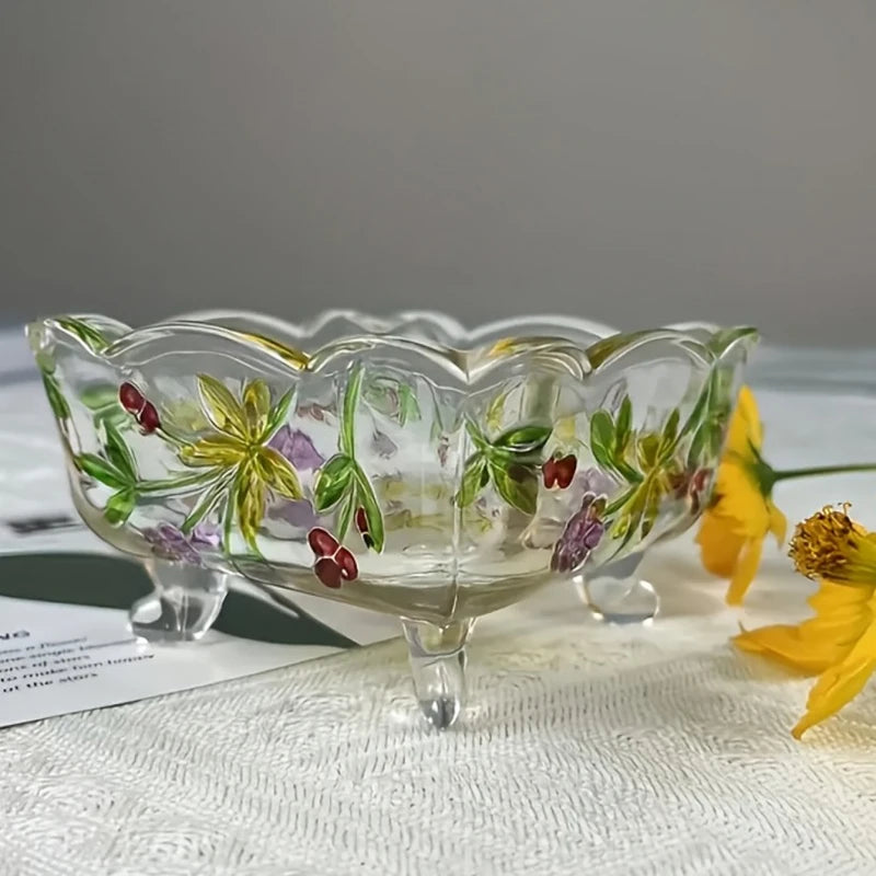 Glasgefäss – Handgemachter Vintage-Stil