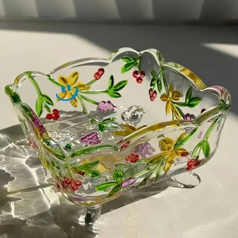 Glasgefäss – Handgemachter Vintage-Stil