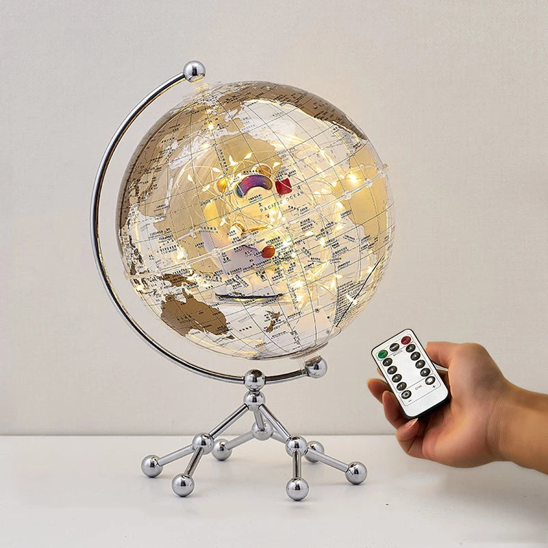 Globus Ornament – Vintage Stil – 34.5cm Höhe