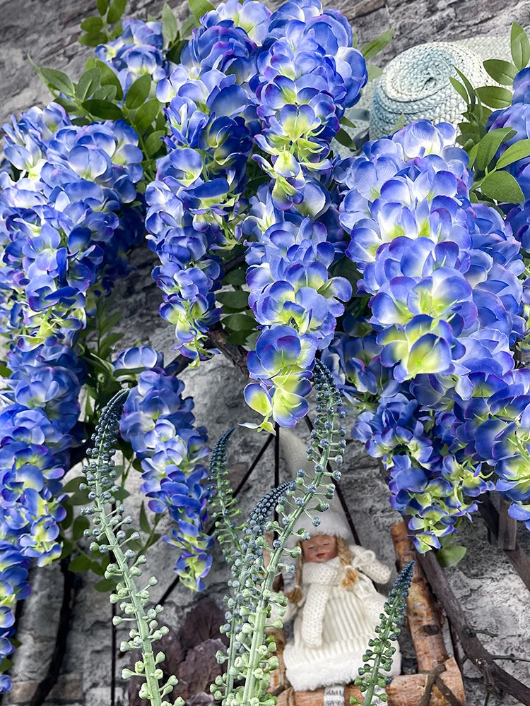 Glyzinienblüten – Seiden-Design – Innen-Dekor