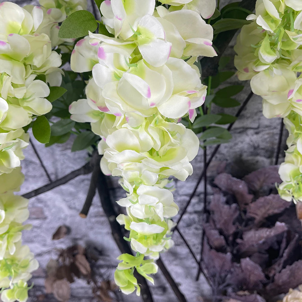 Glyzinienblüten – Seiden-Design – Innen-Dekor