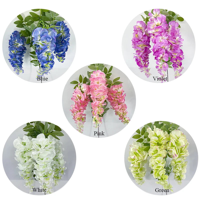 Glyzinienblüten – Seiden-Design – Innen-Dekor