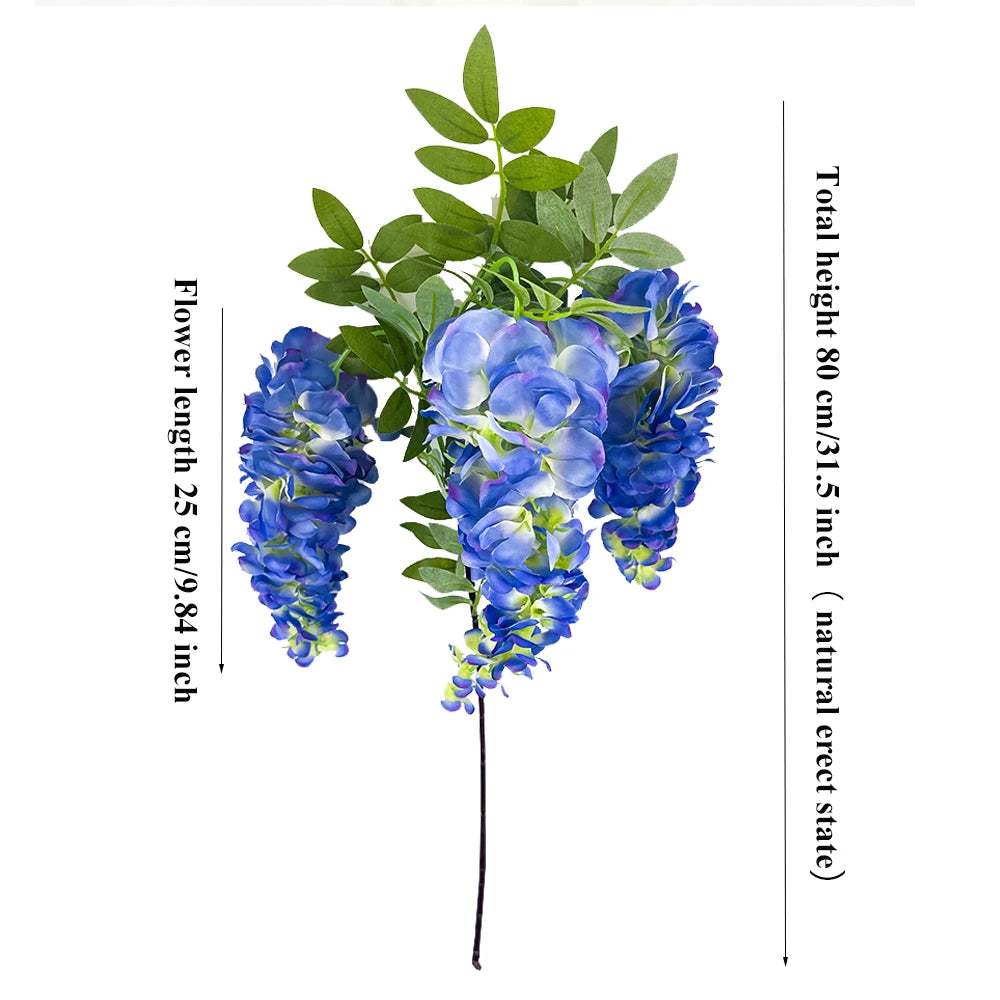 Glyzinienblüten – Seiden-Design – Innen-Dekor