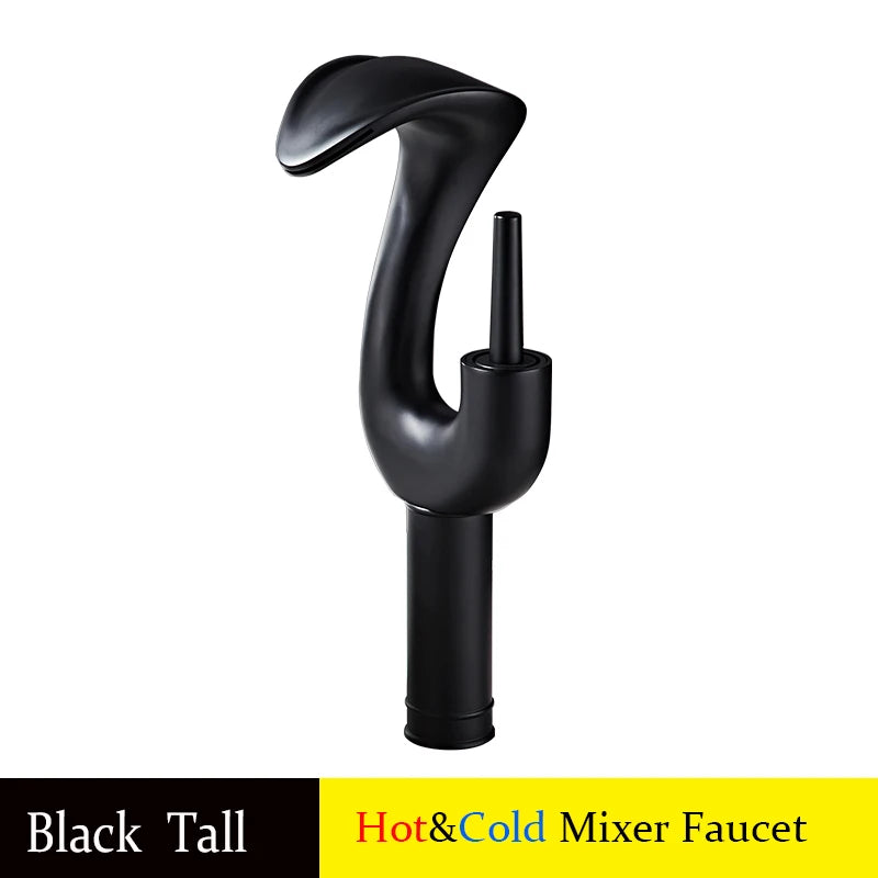 Gold Badezimmer Armatur – Messing Deck, Warm & Kalt