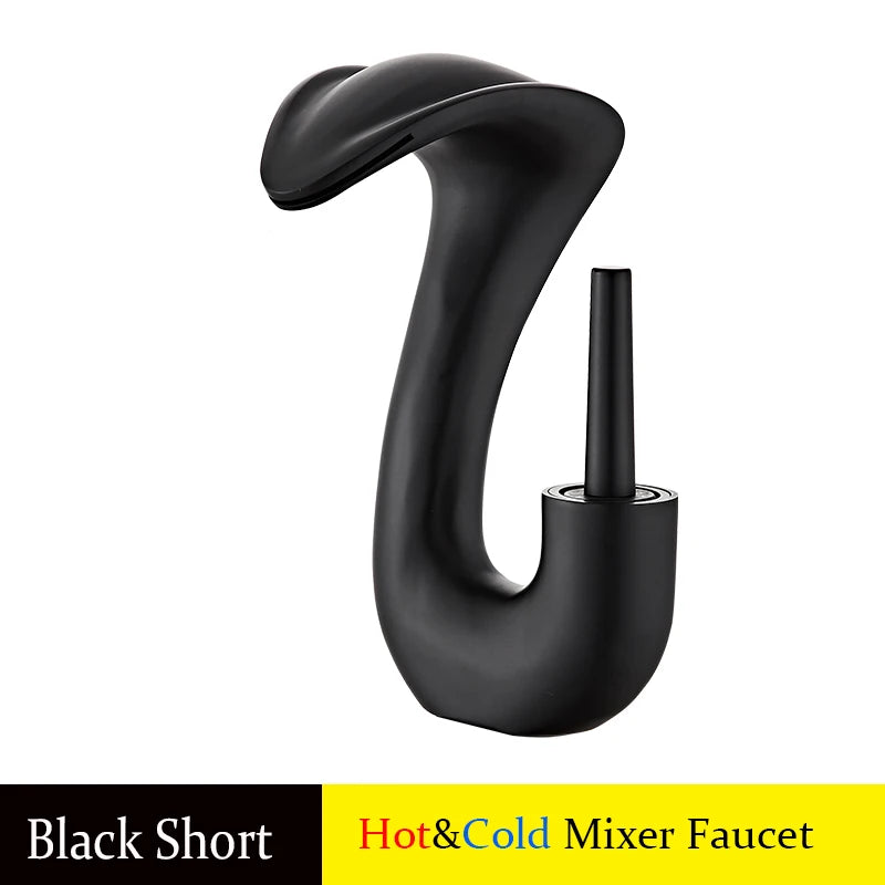 Gold Badezimmer Armatur – Messing Deck, Warm & Kalt