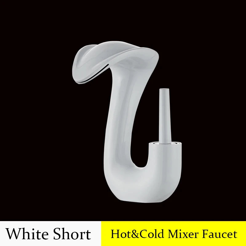 Gold Badezimmer Armatur – Messing Deck, Warm & Kalt