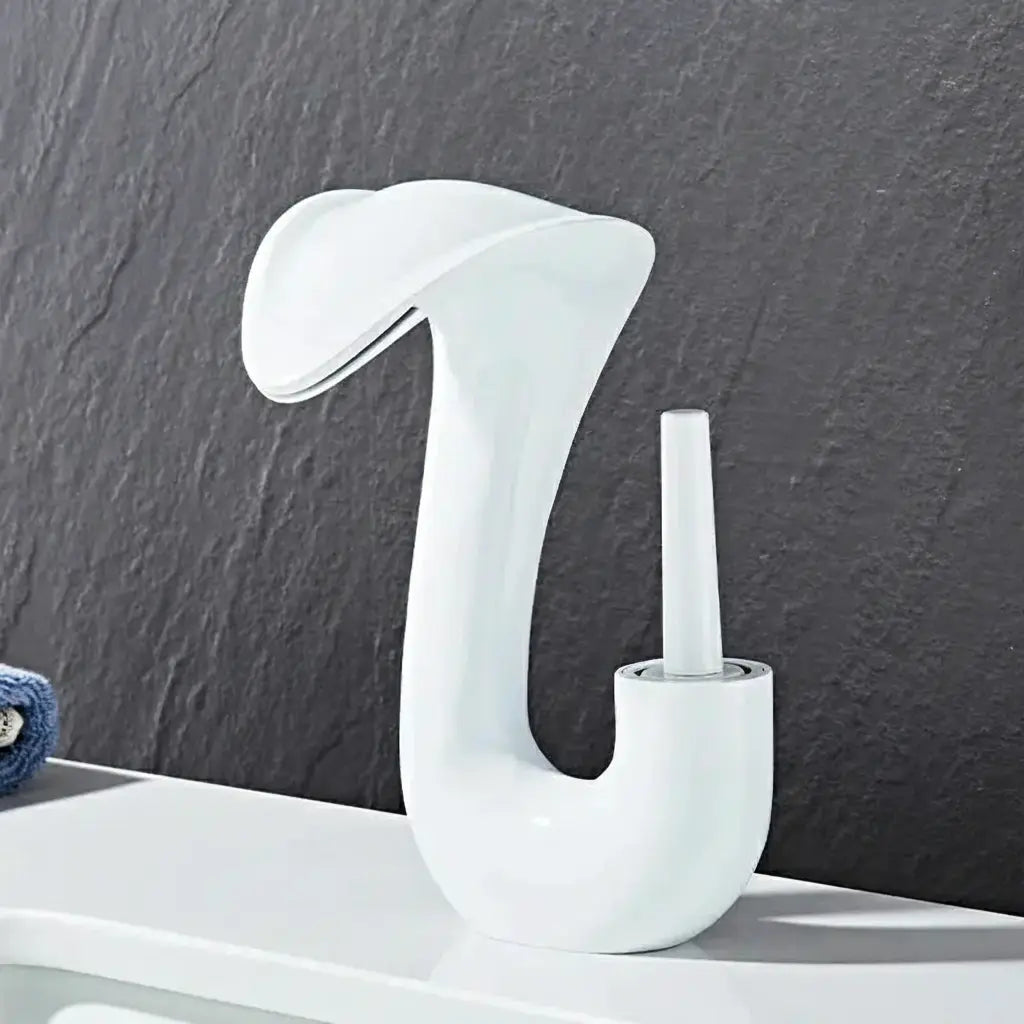 Gold Badezimmer Armatur – Messing Deck, Warm & Kalt