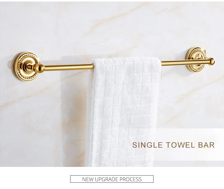 Gold Badzubehör – Chrom Veredelung Set