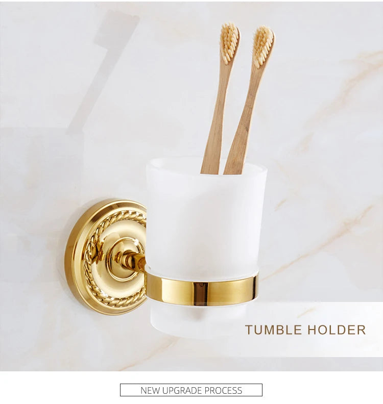 Gold Badzubehör – Chrom Veredelung Set